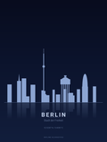 Berlin Skyline Silhouette — Deep Navy
